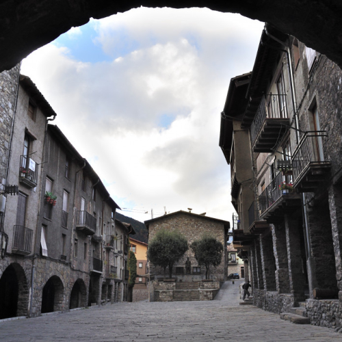 plaça porxada baga